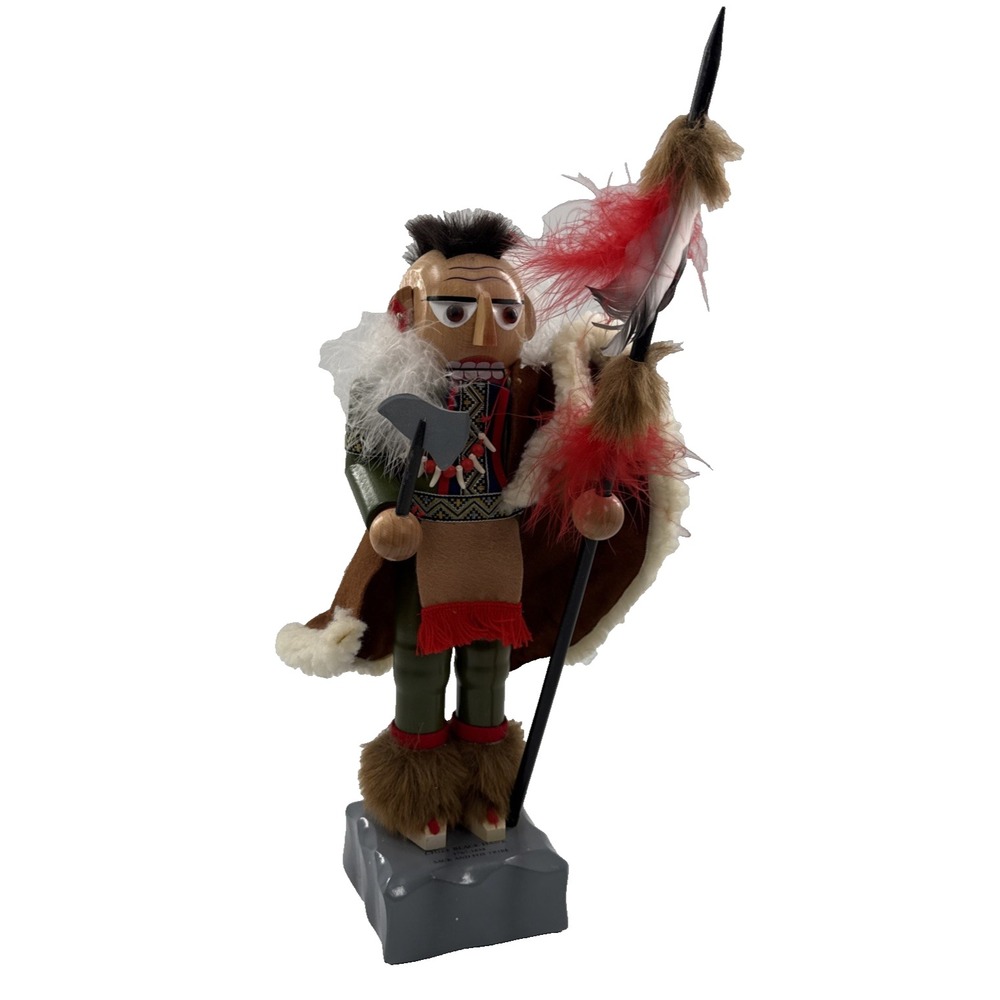 Steinbach German Nutcracker Chief Black Hawk 5364/7500 Missing Head Feathers